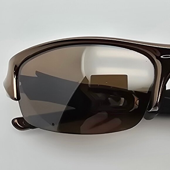 Oakley 24-119 Flak Jacket Black Chrome Polarized Tungsten Iridium Sunglasses - Picture 15 of 16